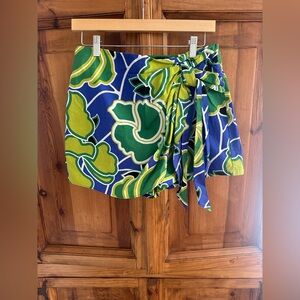 Zara Printed Pareo Skort Large
